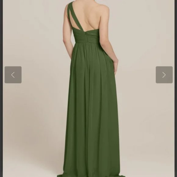 AW Grace Bridesmaid Prom Formal Special Occasion Wedding Guest Dress, 12, Blue - Picture 4 of 10